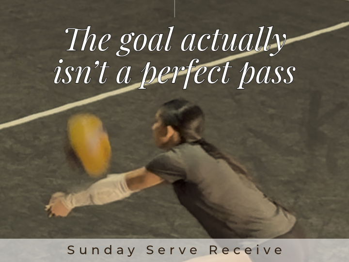 Serve Receive Sunday